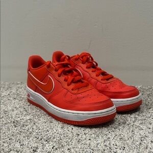 Nike Bright Red Athletic Shoes